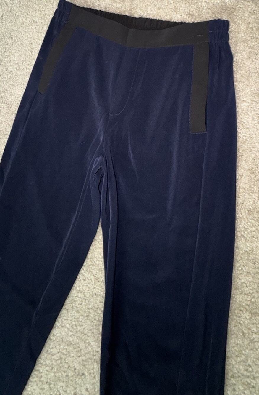 Zara Trafaluc Womens XS Black Jogger Pants Elastic Waist Pockets Tapered